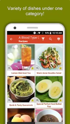 A Blood Type Diet android App screenshot 11