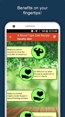 A Blood Type Diet android App screenshot 8